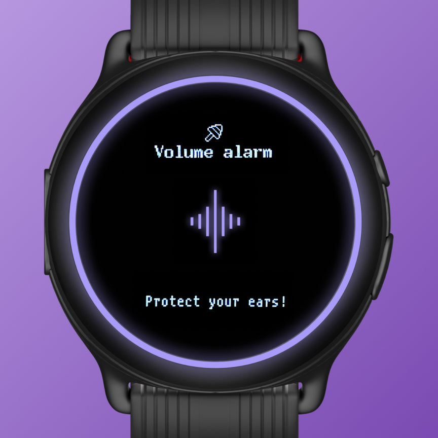 分贝仪。知道什么是安全的。保护他们的耳朵。 Spark 实时监测音量，并在声音过大时发出警告——这样你就能从一开始就保护你孩子的听力。