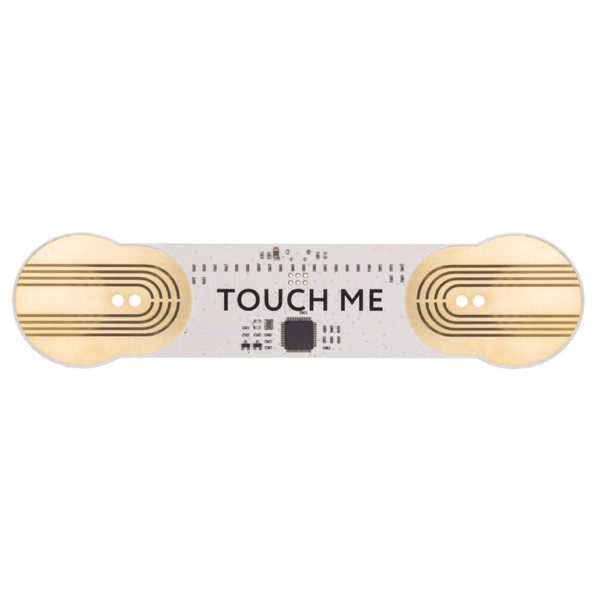 带有两个触控垫的 TouchMe MIDI 乐器正面